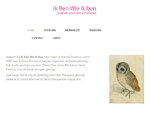 Tablet Screenshot of ik-ben-wie-ik-ben.nl